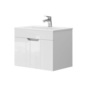 Conjunto De Muebles De Baño Stefanie 2 Partes, Armario Bajo 60 Cm Vicco