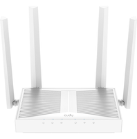 cudy router wifi 6 mesh gigabit dual band ax3000 - velocidad hasta 1000mbps - 5 puertos - 4 antenas fijas de 5dbi - tecnologia m