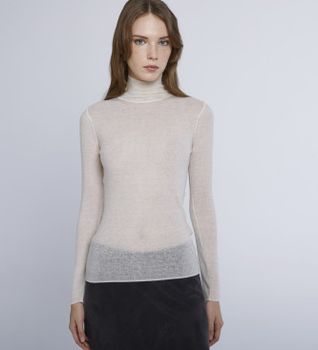 Marella para mujer. 2423366032200 Jersey Feroce blanco (L), Casual, Lana, Manga larga
