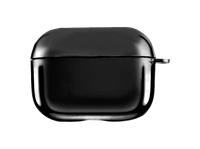 funda estuche de carga auriculares - isy iec-2400-bk airpods pro case compatible con appel airpods pro led frontal visible negro