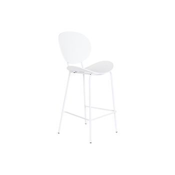 Taburete Pp Metal 50x51x104 Blanco