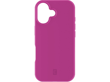 Funda móvil - CellularLine Sensation, Para Apple iPhone 17, Soft-touch, Silicona, Microfibra, Rosa