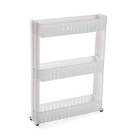 carro de cocina multiusos en blanco