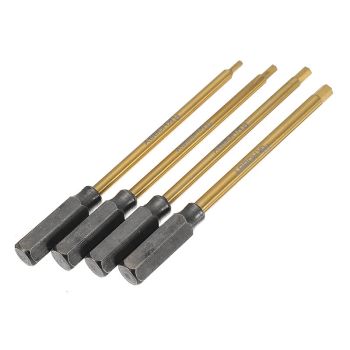 Kit de 4 herramientas de destornillador con llaves hexagonales de metal 1.5/2.0/2.5/3.0mm para modelo RC