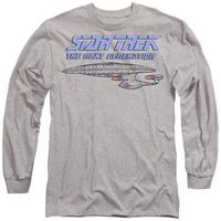 star trek camiseta manga larga the next generation para hombre