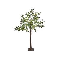 arbol de navidad artificial de exterior e interior con luces led estilo escandinavo pvc 120 cm verde celioni