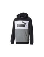 sudadera puma essential colorblock boys black
