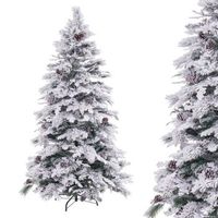 arbol navidad artificial plegable 819 ramas mixtas nevadas ignifugas 240 cm lolahome