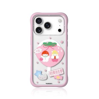 Youngkit Funda Para Iphone 17 Pro Max – Carcasa Magnética Ch Sweetheart Express The Strawberry Squad, Diseño Ilustrado Y Ajuste Preciso
