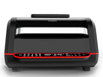 Freidora sin Aceite 7L, Gran Capacidad, Familiar,  1700W, Freidora de Aire,18 Funciones, 8 Dispositivos en 1, Panel Led Táctil, Modo Manual. Doble uso: con Cesta o Plancha Grill. Tamaño Familiar .Sin