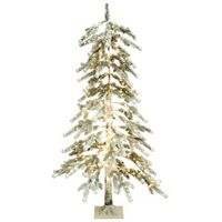 arbol de navidad artificial con led 125 cm exterior e interior moderno blanco hasslan
