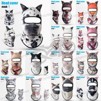 pasamontanas 3d con diseno de animal para motocicleta y ciclismo cubrecabeza integral forro de casco calentador de cuello para esqui capucha proteccion solar uv bufanda tubular