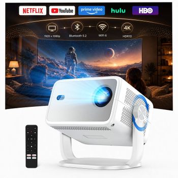 Proyector Huidun PT10 1080p 1500 Lúmenes 120