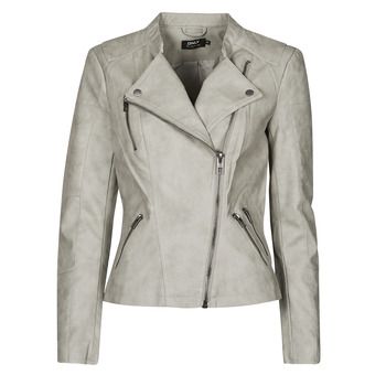 Only Cazadora de cuero ONLAVA para mujer