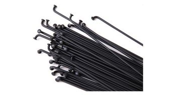 Juego de 36 radios negros de acero dartmoor