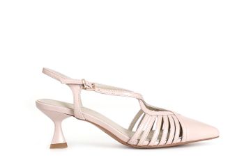 zapato de salón de napa con cruzado powder 38