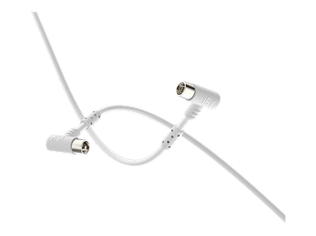 REACONDICIONADO Seminuevo Muy bueno Cable de antena - ISY ISA-9034, 1.5m, Macho-Hembra, 100dB, Blanco