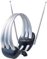transmedia fz20l - antena de television con amplificador uhfvhf  15 15 db 12 v230 v50 hz incluye cargador de red