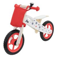 bicicleta corredora de madera roja bicicleta corredora joyz