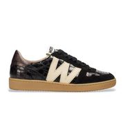 wonders para mujer ap-2002 zapatillas nubia 02 negro 40 plano cordones casual