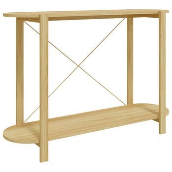 Mesa Consola De Madera Contrachapada 110x38x75 Cm Vidaxl