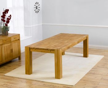 Madrid 240cm Oak Dining Table