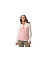 forro polar montana columbia benton springsr 12 snap pull over ii mujer rojo