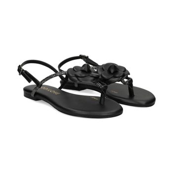 Lodi Sandalias Planas Mujer - Negro Talla 36