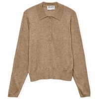 aware polo noos polo sikita - natural melange para mujer