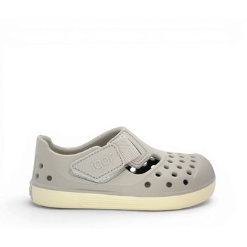 Pisamonas Zapatos Cangrejeras Zueco Barefoot Malibu Suela Crema para niña