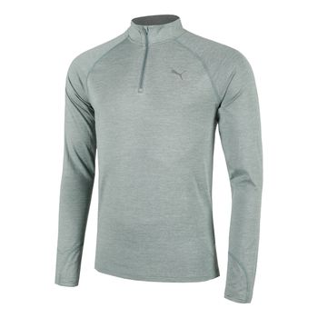 Puma Velocity Cloudspun 1/4 Zip  Camiseta de running Hombres - verde