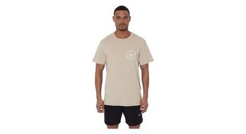 Camiseta circle technical agility beige