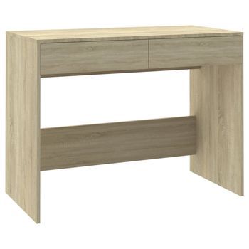 Escritorio | Mesa De Trabajo De Madera Contrachapada Roble Sonoma 101x50x76,5 Cm
