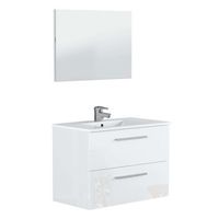 mueble colgante melamina  80x45x57 cm - blanco