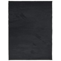 alfombra de pelo corto oviedo negro 240x340 cm vidaxl