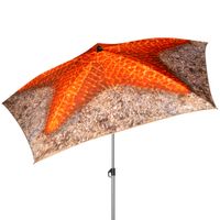 sombrilla de playa 8 varillas regulable reclinable 180x180x210 cm multicolor