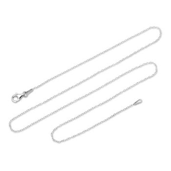 Cadena de plata 925: cadena rolo plata 1mm