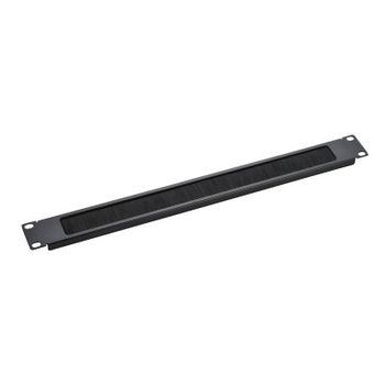 Aiten Data Panel Pasacables con Cepillo para Armario Rack 19