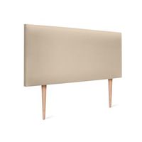 cabecero de polipiel liso 110x105cm con patas camas 105 - beige