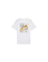 camiseta puma graphics sneaker puma white hombre