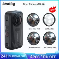 filtro nd16  filtro nd32  filtro nd64 de smallrig para insta360 x6 fabricado con vidrio optico que reduce la cantidad de luz que entra en el objetivo ofreciendo proteccion total