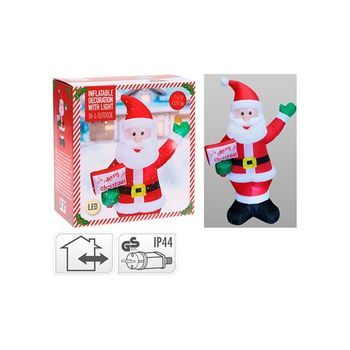 Santa Merry Christmas Hinchable 75 X 50 X 125 Cm