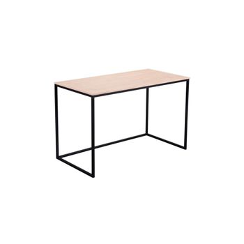 Mesa de escritorio madera roble salvaje - negro