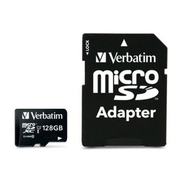 Tarjeta MicroSDXC Verbatim Premium 128 GB Clase 10 UHS-I 45 MB/s