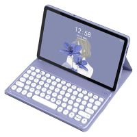 funda con teclado bluetooth royal bailey para lenovo tab m10 plus 3rd gen 1061 morado