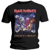 iron maiden camiseta manga larga legacy of the beast para mujer