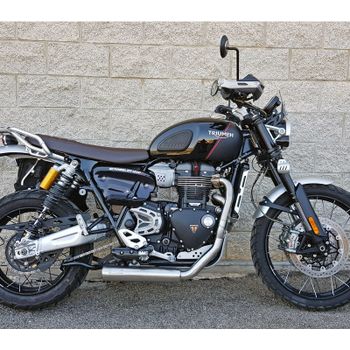 Sistema de escape Triumph Scrambler 1200 XE E5 Mass Cross 2-1