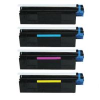 compatible multipack oki 4280454037 full set toner cartridges 4 pack