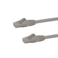 cable de red startech n6patc15mgr cat6 15m utp rj45 gris sin enganches