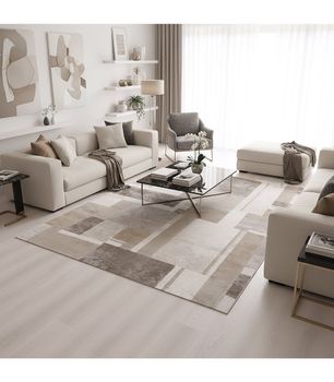 Argentum 63764 - Alfombra moderna de estilo geométrico